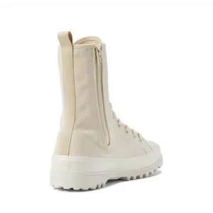 Superga Canvas Motto Boots Mens Superga 228 Cotu Canvas Green Boot | Bash main image 3